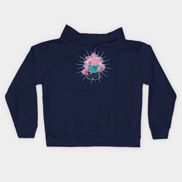 Crystal Ball Kids Hoodie by Desdymona